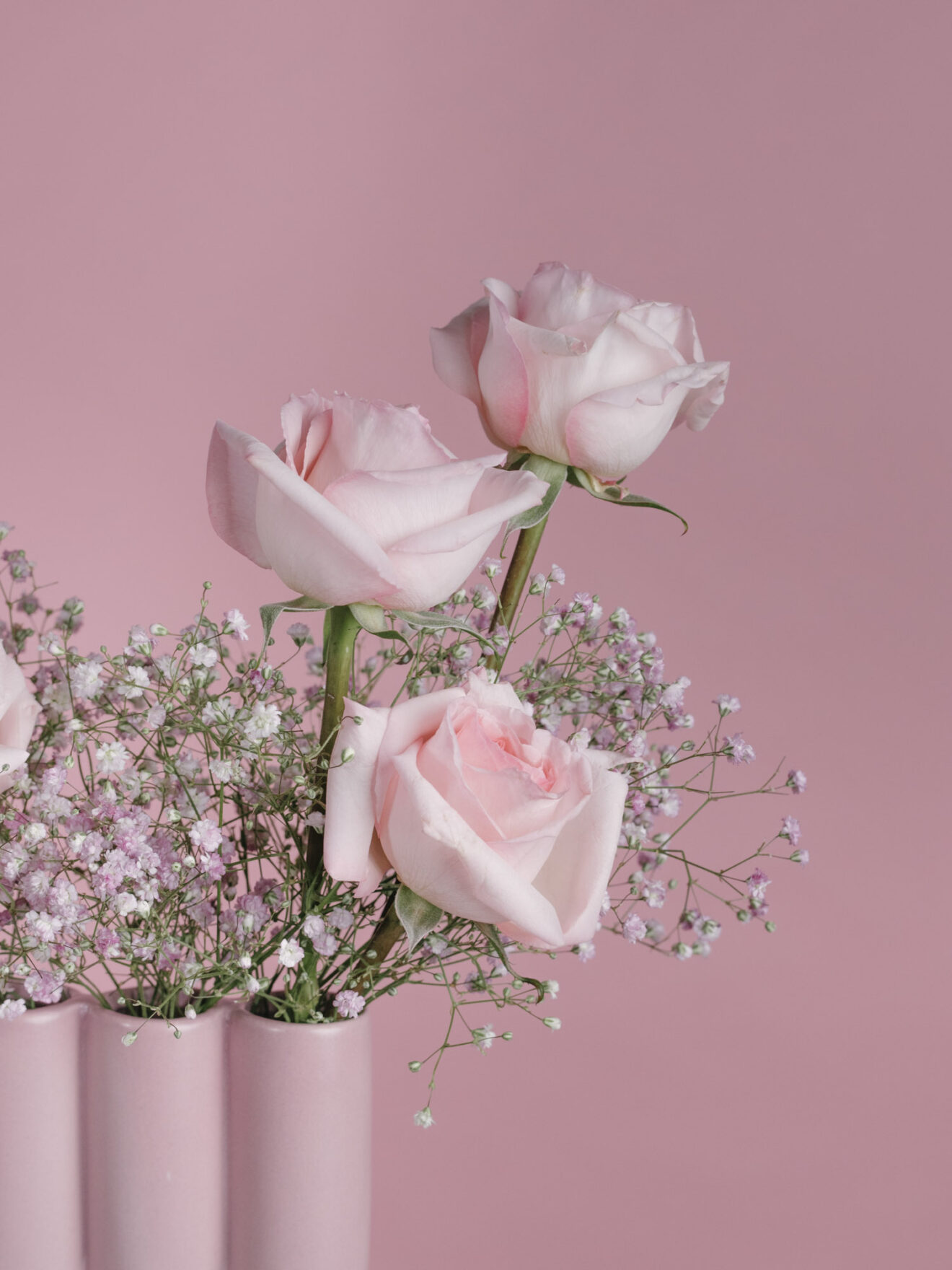 Aranjament Cu Trandafiri Parfumați Pink O'Hara