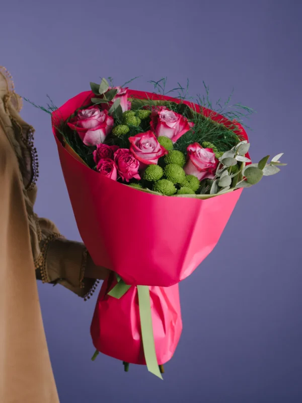 Metallic Fucsia-Bouquet
