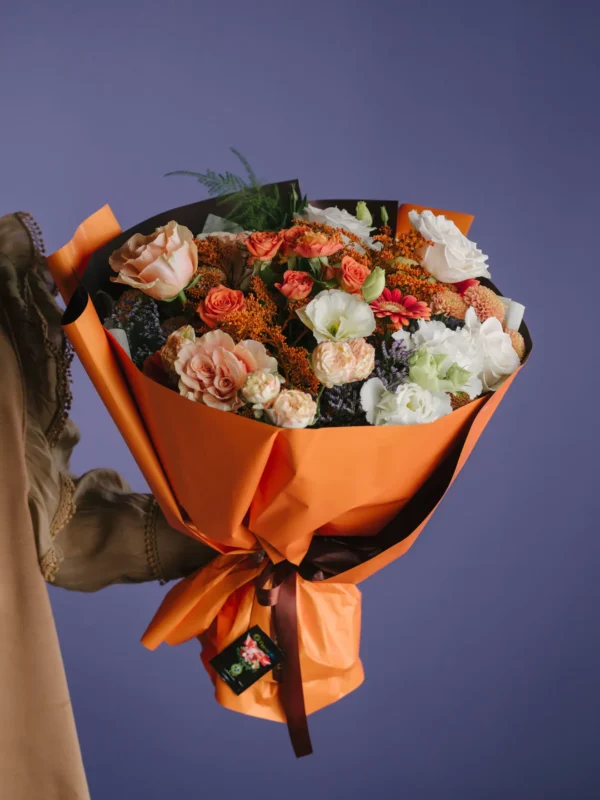 Metallic Orange Bouquet