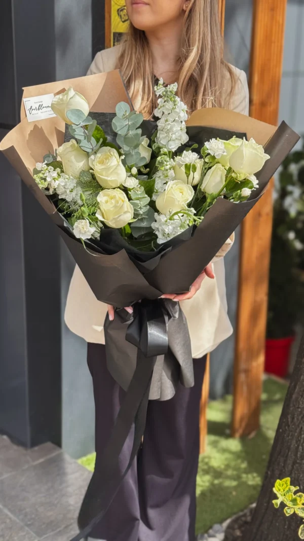 Buchet funeral „White grace”
