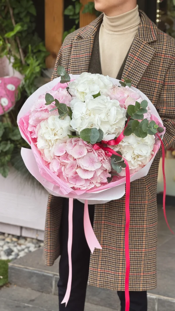 Buchet Hydrangea Silk