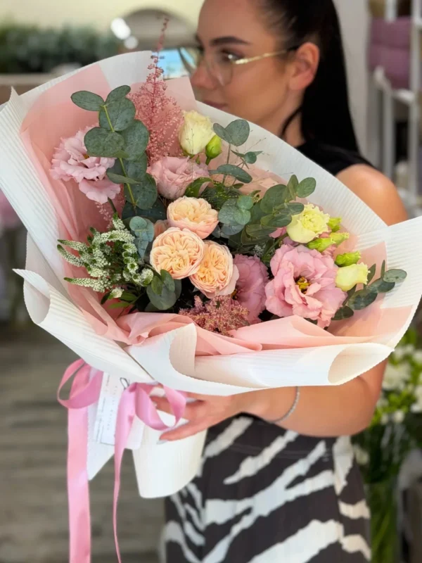 Buchet Peach Kiss